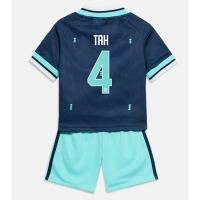 Camiseta Alemania Jonathan Tah #4 Segunda Equipación Replica Mundial 2026 para niños mangas cortas (+ Pantalones cortos)